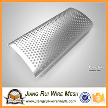 Aluminum corrugated perforated metal mesh